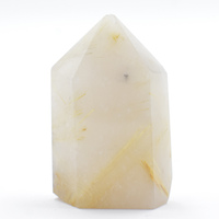 Golden Rutilated Quartz Full Polished Generator