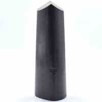 Black Tourmaline 3 Sided Curved Full Polished Generator