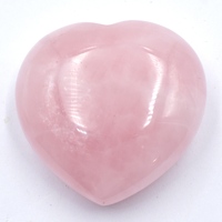 Rose Quartz Heart Carving [Medium]