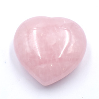 Rose Quartz Heart Carving [Medium - 3pcs]