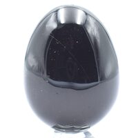 Black Obsidian Egg Carving [&#39;B&#39;]