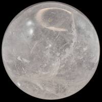 Clear Quartz Sphere Carving
