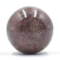 Garnet Sphere Carving