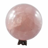 Rose Quartz Sphere Carving