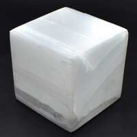 White Selenite Cube