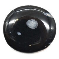 Black Obsidian Palm Stone [3pcs]