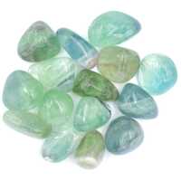 Green Fluorite Tumbled Stones [Medium 200gm (Type 2)]