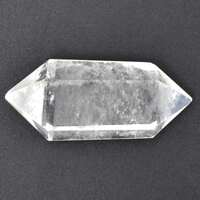 Clear Quartz Double Terminator Wand Carving