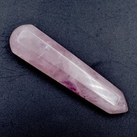 Rose Quartz Single Point Wand Carving [Type 6]
