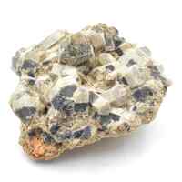 Smoky Quartz with Calcite Cluster