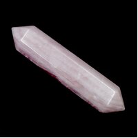 Rose Quartz Double Terminator Wand Carving [Type 3]