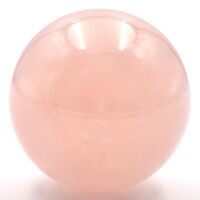 Rose Quartz Sphere Carving