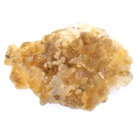 Citrine w/ Calcite Cluster