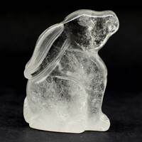Clear Quartz Rabbit Carving [Type 1]