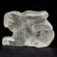 Clear Quartz Rabbit Carving [Type 3]