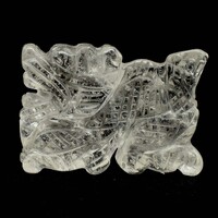 Clear Quartz Dragon Carving
