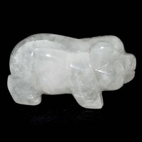 Clear Quartz Pig Carving [Type 1]