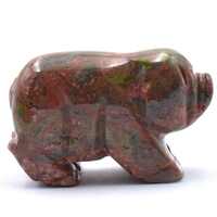 Unakite Pig Carving