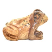 Picture Jasper Frog Carving