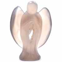Agate Geode Angel Carving