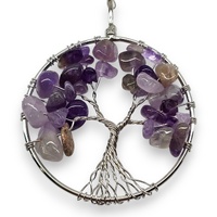 Amethyst Tree of Life Suncatcher