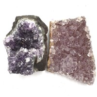 Amethyst Cluster [Small 2pcs W/ Small Points]