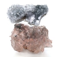 Anhydrite Amethyst Clusters