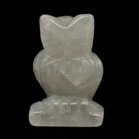 Clear Quartz Owl Carving [Type 1]