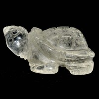 Clear Quartz Turtle Carving [Type 2]