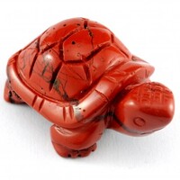 Red Jasper Turtle Carving