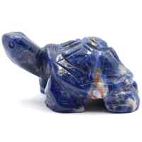 Sodalite Turtle Carving