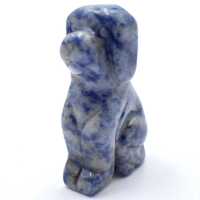 Sodalite Dog Carving