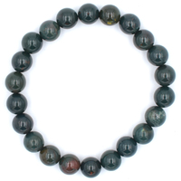 Bloodstone Bead Bracelet