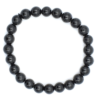 Black Tourmaline Bead Bracelet