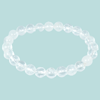 Clear Quartz Bead Bracelet