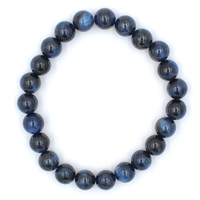 Blue Kyanite Bead Bracelet