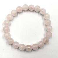 Rose Quartz Bead Bracelet