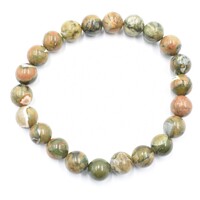 Rhyolite Bead Bracelet