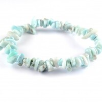 Larimar Chip Bracelet