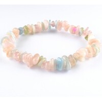Morganite Chip Bracelet