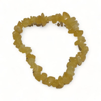 Orange Calcite Chip Bracelet
