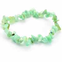 Green Chrysoprase Chip Bracelet