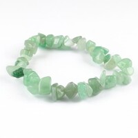 Green Aventurine Chip Bracelet