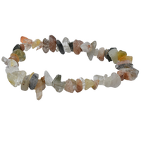 Golden Rutilated Quartz Chip Bracelet