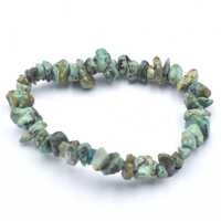 African Turquoise Chip Bracelet