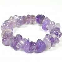 Amethyst Tumbled Bracelet