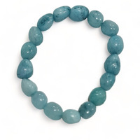 Blue Aragonite Tumbled Bracelet