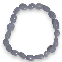 Blue Lace Agate Tumbled Bracelet