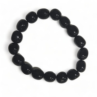 Black Obsidian Tumbled Bracelet