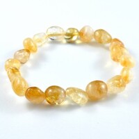 Citrine Tumbled Bracelet